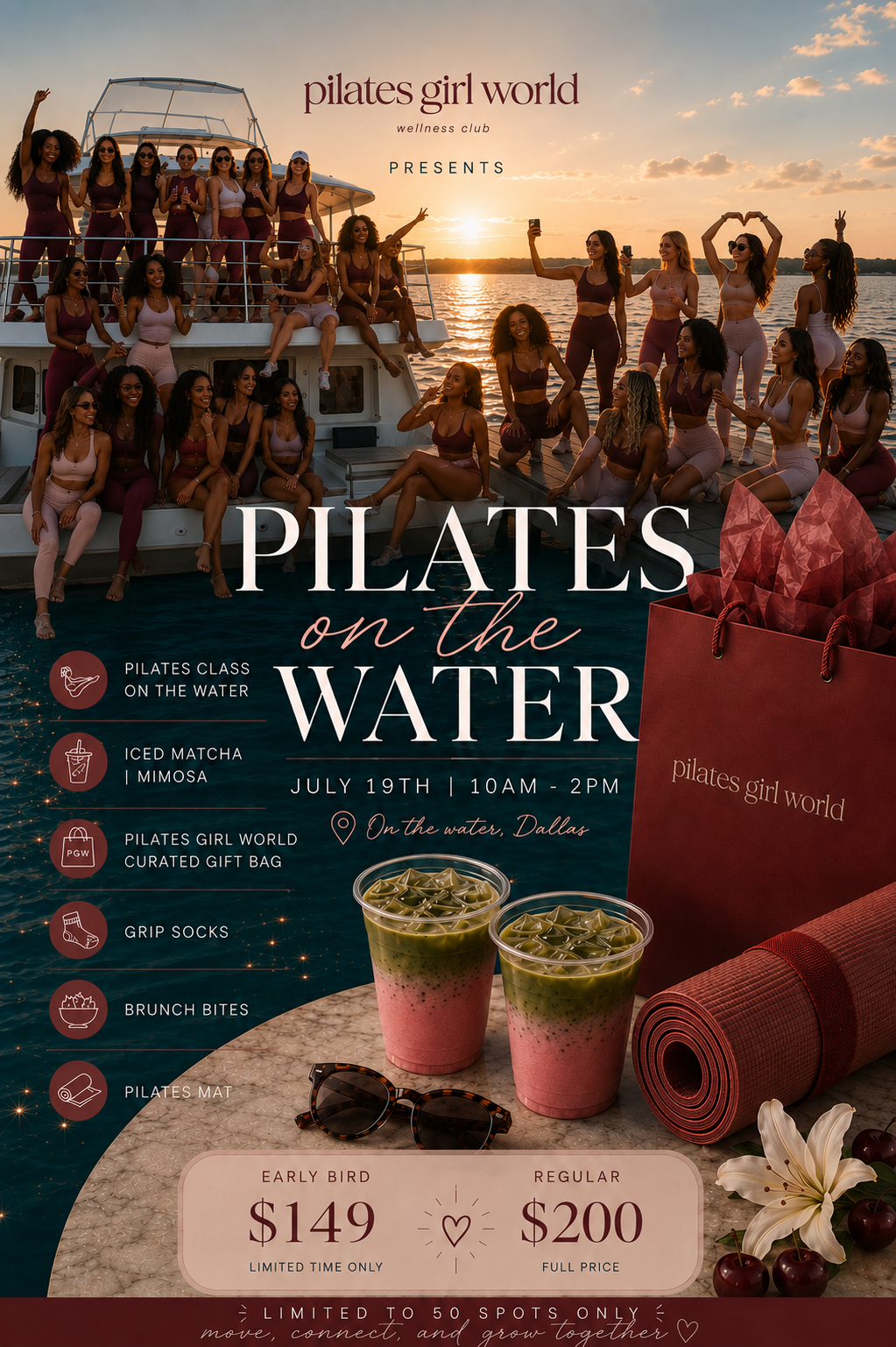 Pilates on The Water (JULY19TH)