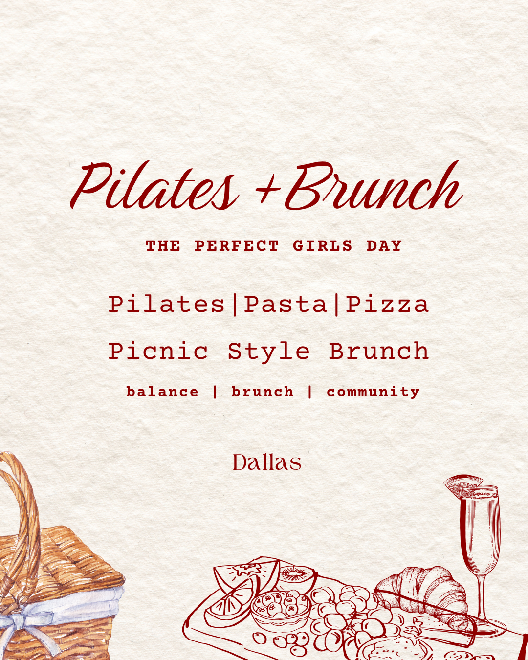 Picnic & Pilates Dallas 10:00AM (10/25)